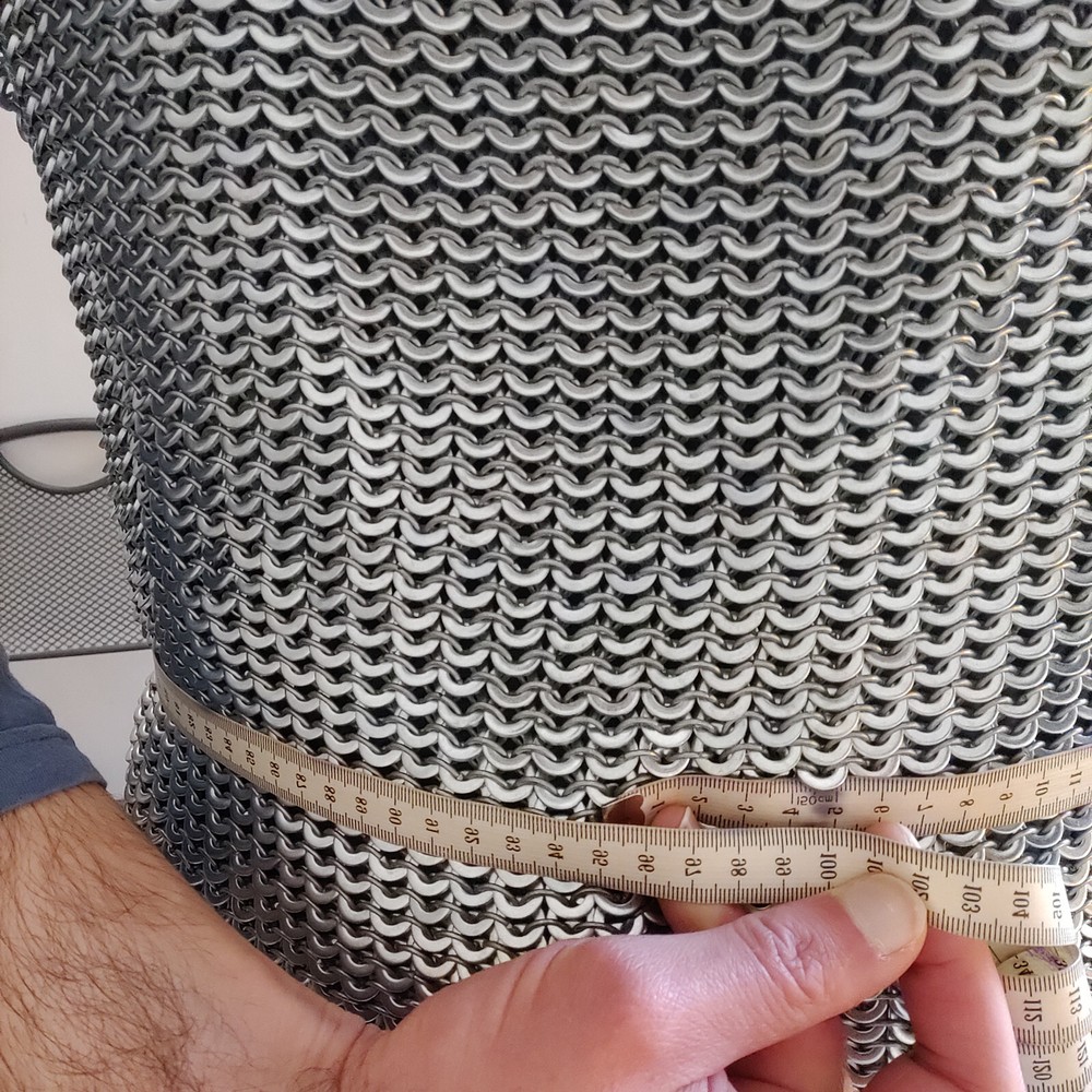 special construction knitting cotta - chain mail special construction