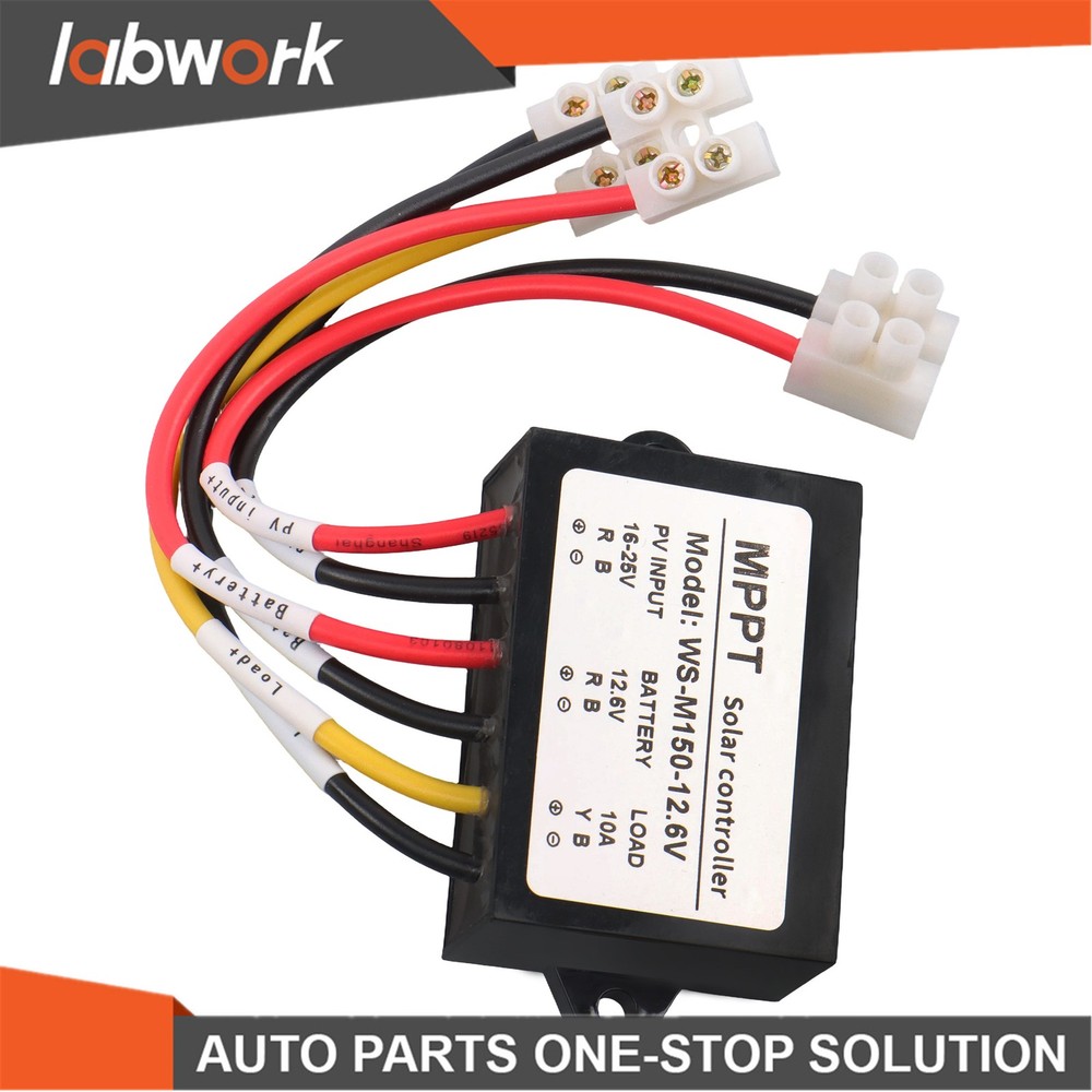 Labwork Solar Battery Charge Controller Boost MPPT Voltage Adjustable 12.6V