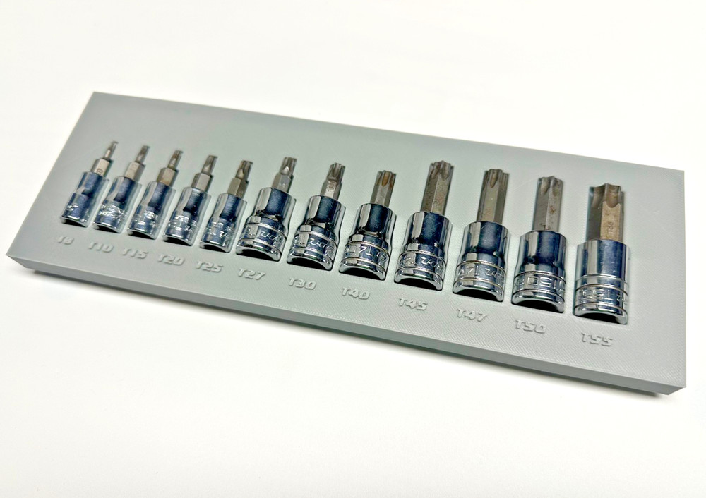 Snap On - 12 PC. Torx Tool Tray - Gridfinity - Read Description -