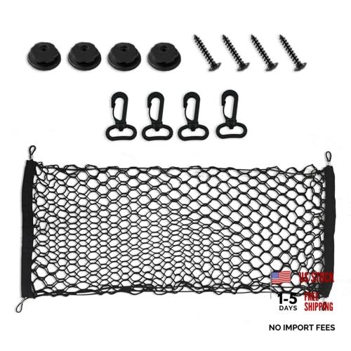 Cargo Net Stretchable, Trunk Net for SUV, Adjustable Elastic Trunk Storage Net