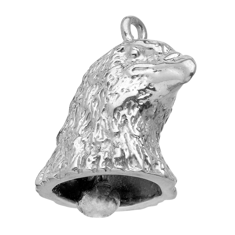 Decorative 3D EAGLE Sterling Silver Motorcycle Ride Bell Gremlin Bell 1