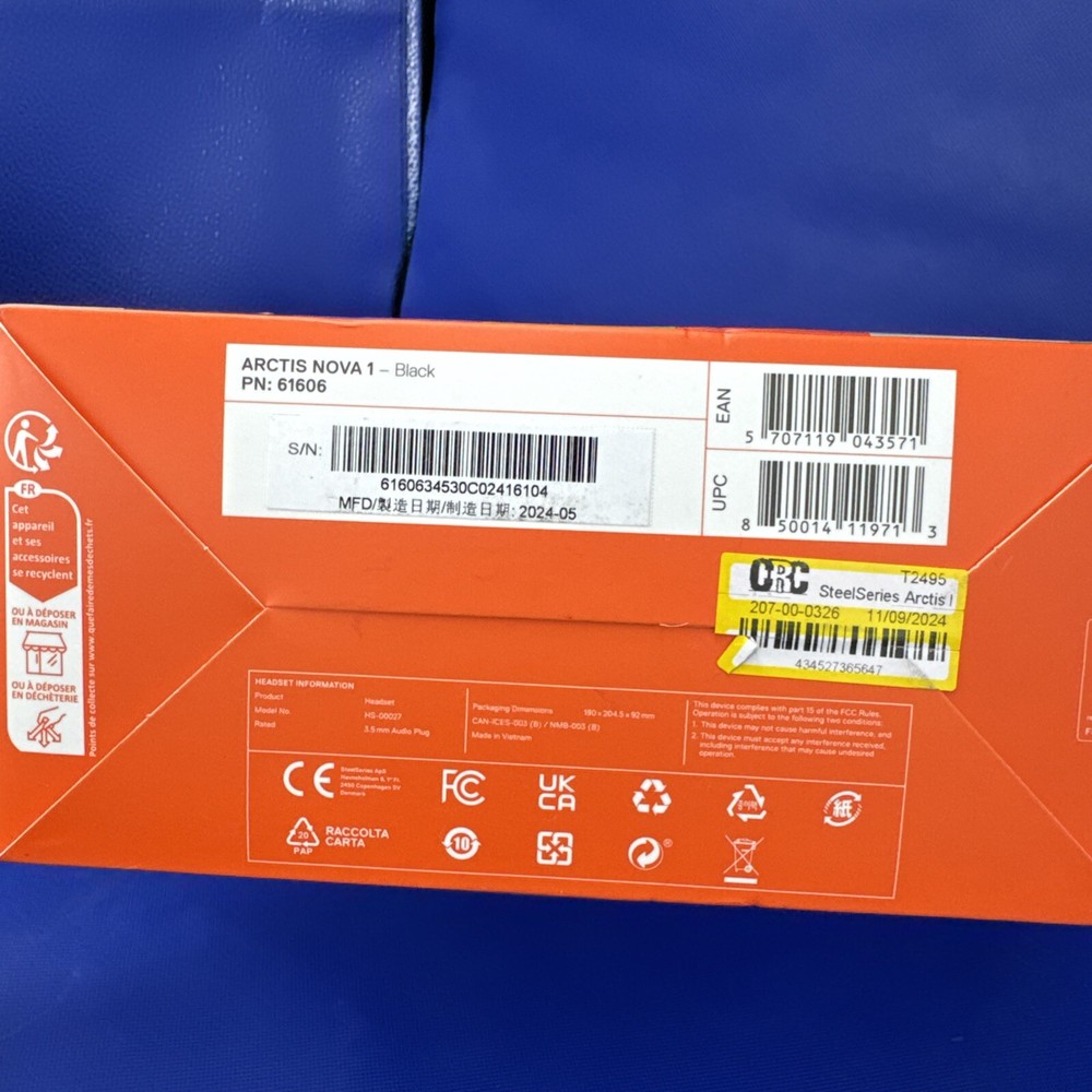 SteelSeries Arctis Nova 1 Multi-System Gaming Headset Wired