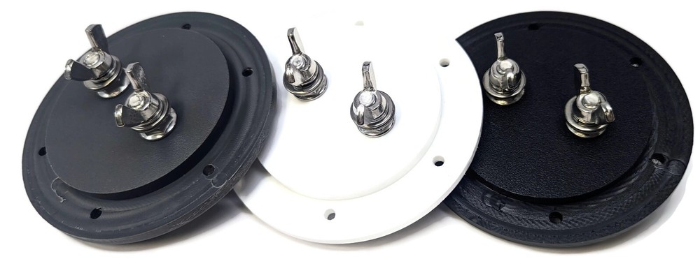 Round Subwoofer Speaker Box Terminal Cup, Single Input - TCS-2R