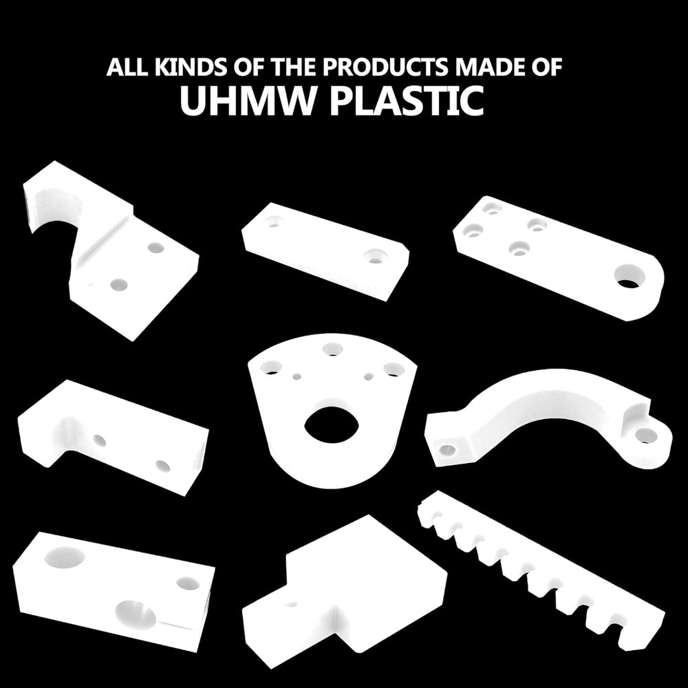 UHMW Tapping Block Ultra High Molecular Weight Polyethylene Rectangular Solid Pl
