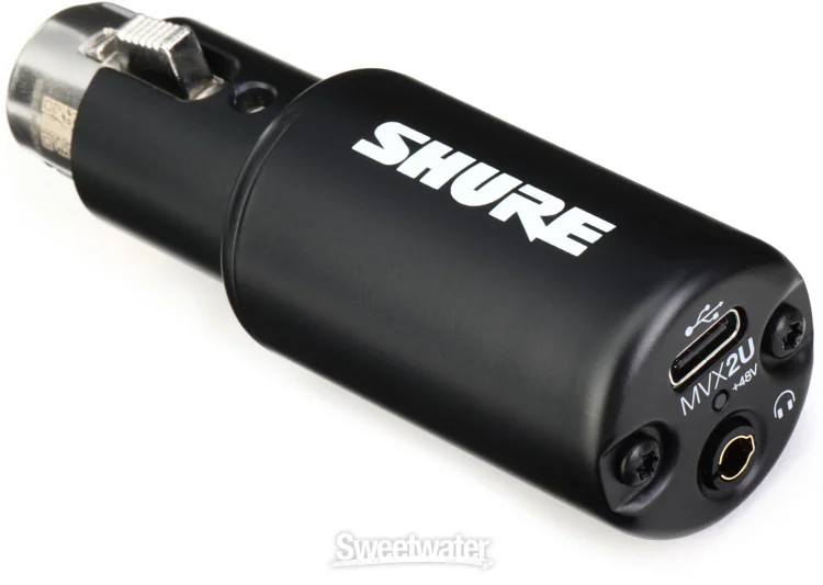 Shure MVX2U XLR-to-USB Audio Interface