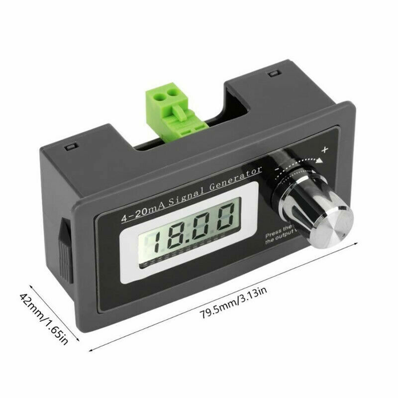 2-wire 4-20mA Current Loop Signal Generator Panel-mounted Current Transducer