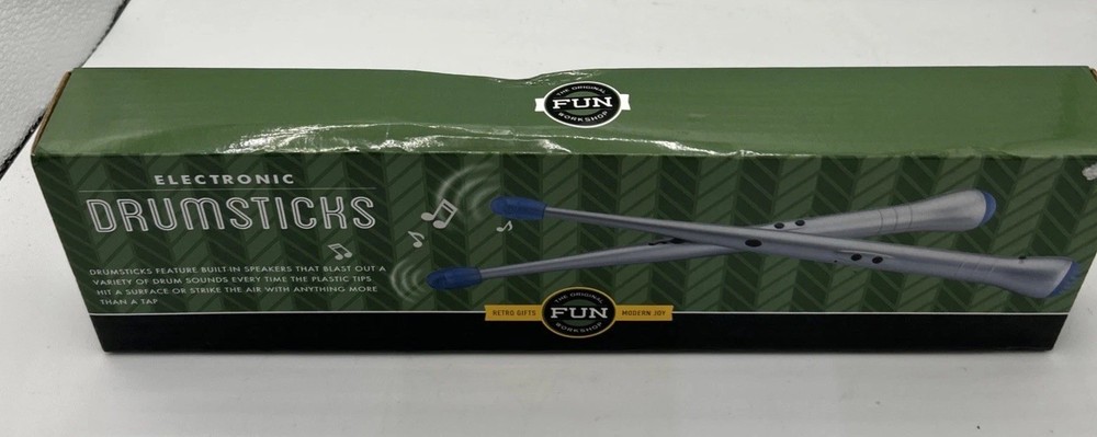 Original Fun Workshop Battery Operated Drumsticks. Tested-Work, Previously Owned