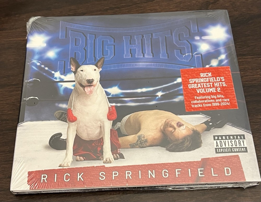Rick Springfield Signed “Big Hits” CD Insert PSA!!