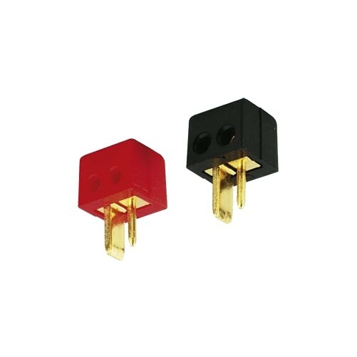 2 x Angled Speaker Plugs Screwable Gold Plated