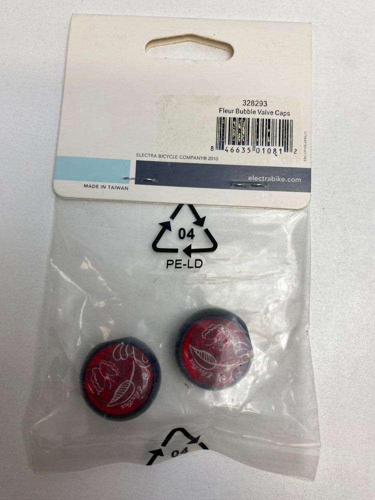 new ELECTRA Bicycle Co. FLEUR Bubble VALVE CAPS #12