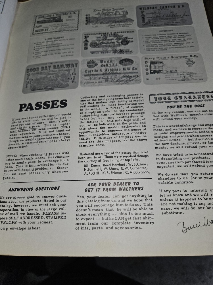 WALTHERS 1st EDITION N SCALE RAILROAD CATALOG