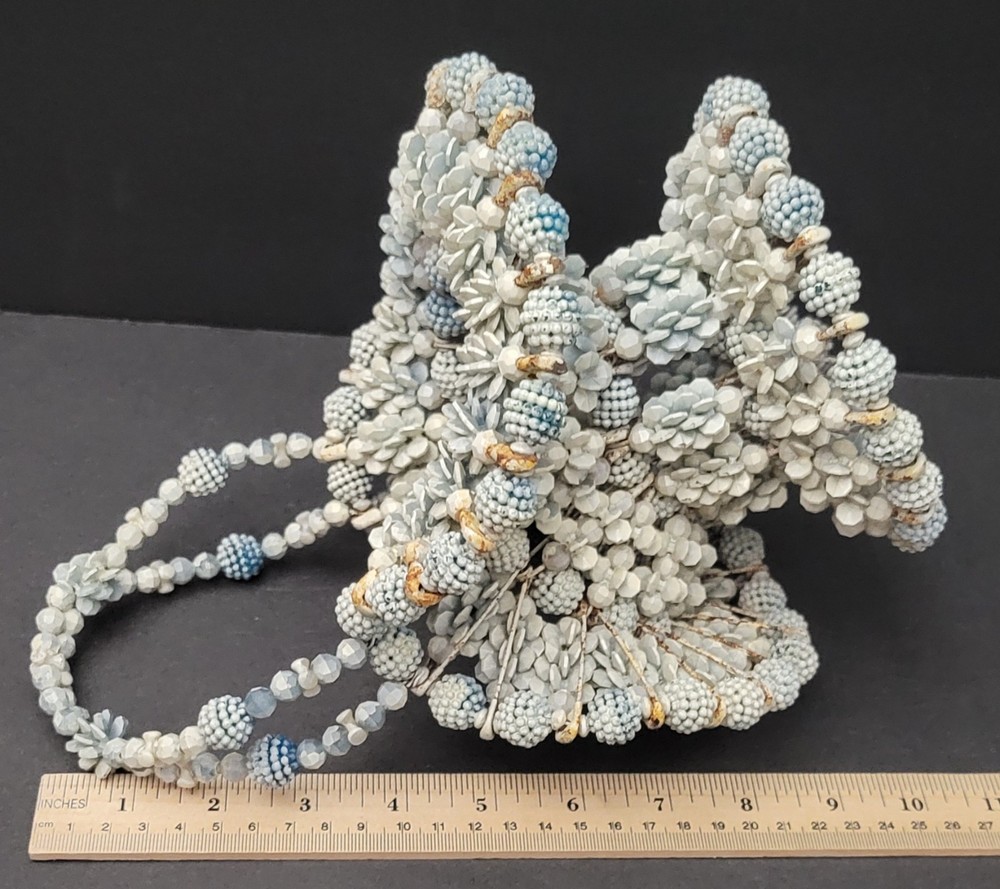 Vintage Beaded Basket