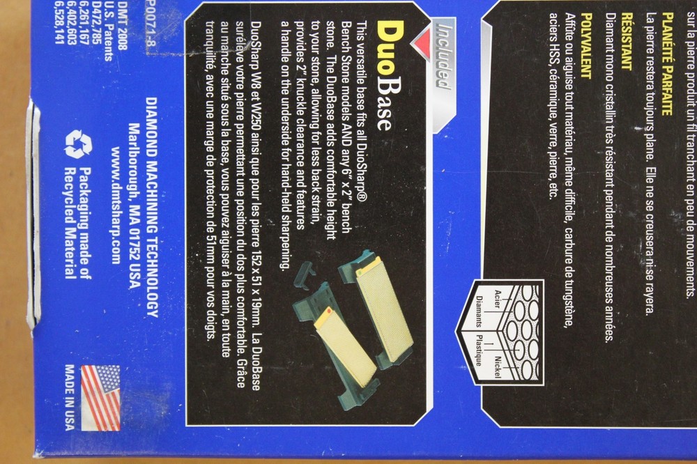 DMT DUO SHARP SHARPENING SYSTEM W/ 2 WHETSTONES BLUE/BLACK & GREEN/RED