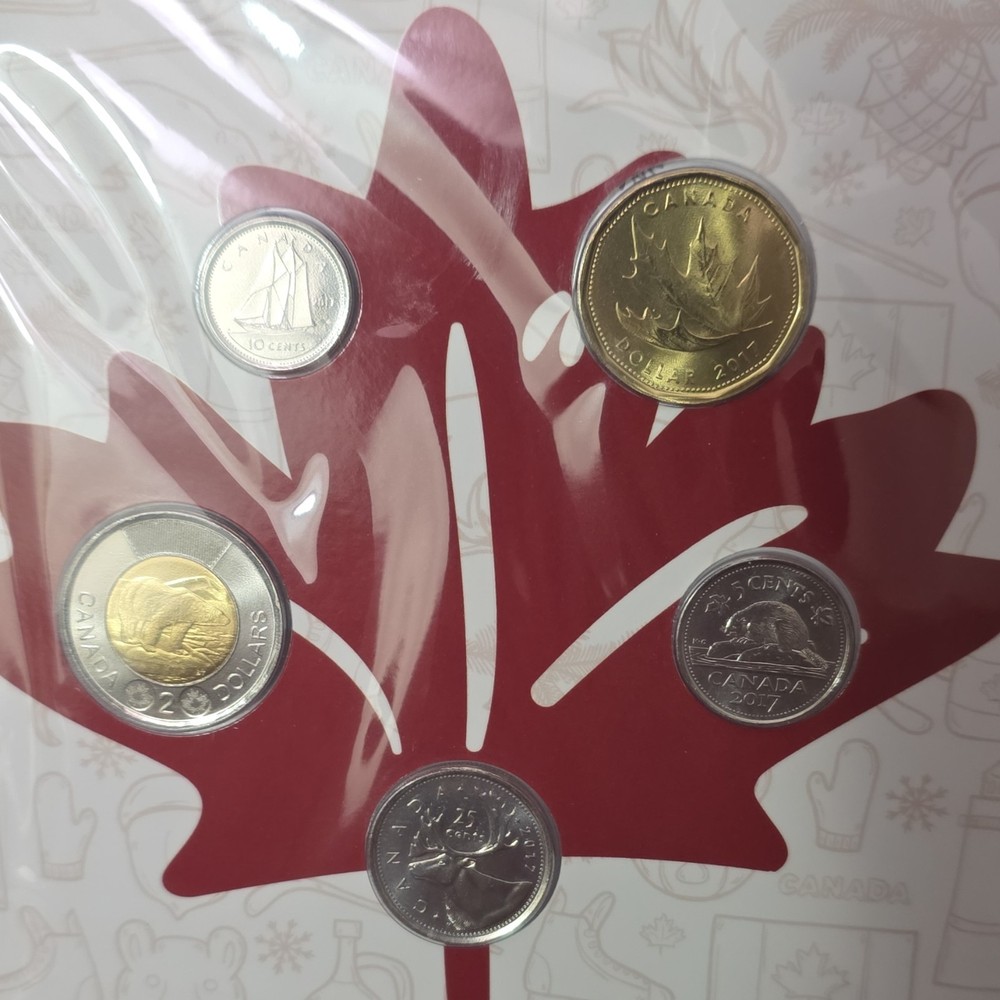 Canada 150 Years Ô Canada 2017 Uncirculated Coin Mint Set Maple Leaf