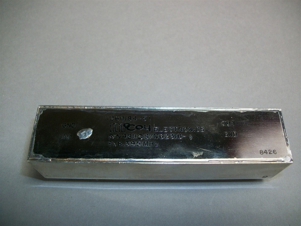 McCoy Electronics 4B11O Crystal Filter 260184-5