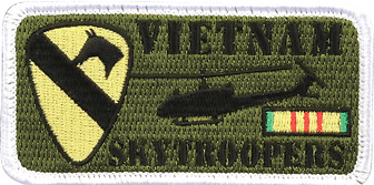 Vietnam Skytroopers Hook and Loop Patch