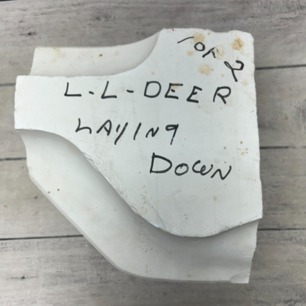Crest Ceramic Casting Mold L-Deer Laying Down #C-447