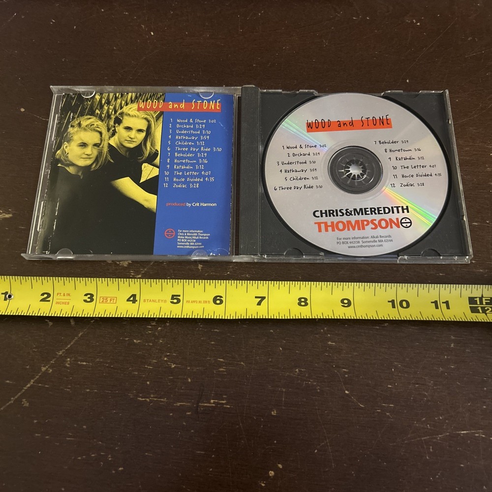 CHRIS & MEREDITH THOMPSON GENUINE AUTHENTIC HAND SIGNED AUTOGRAPHED CD RARE NICE