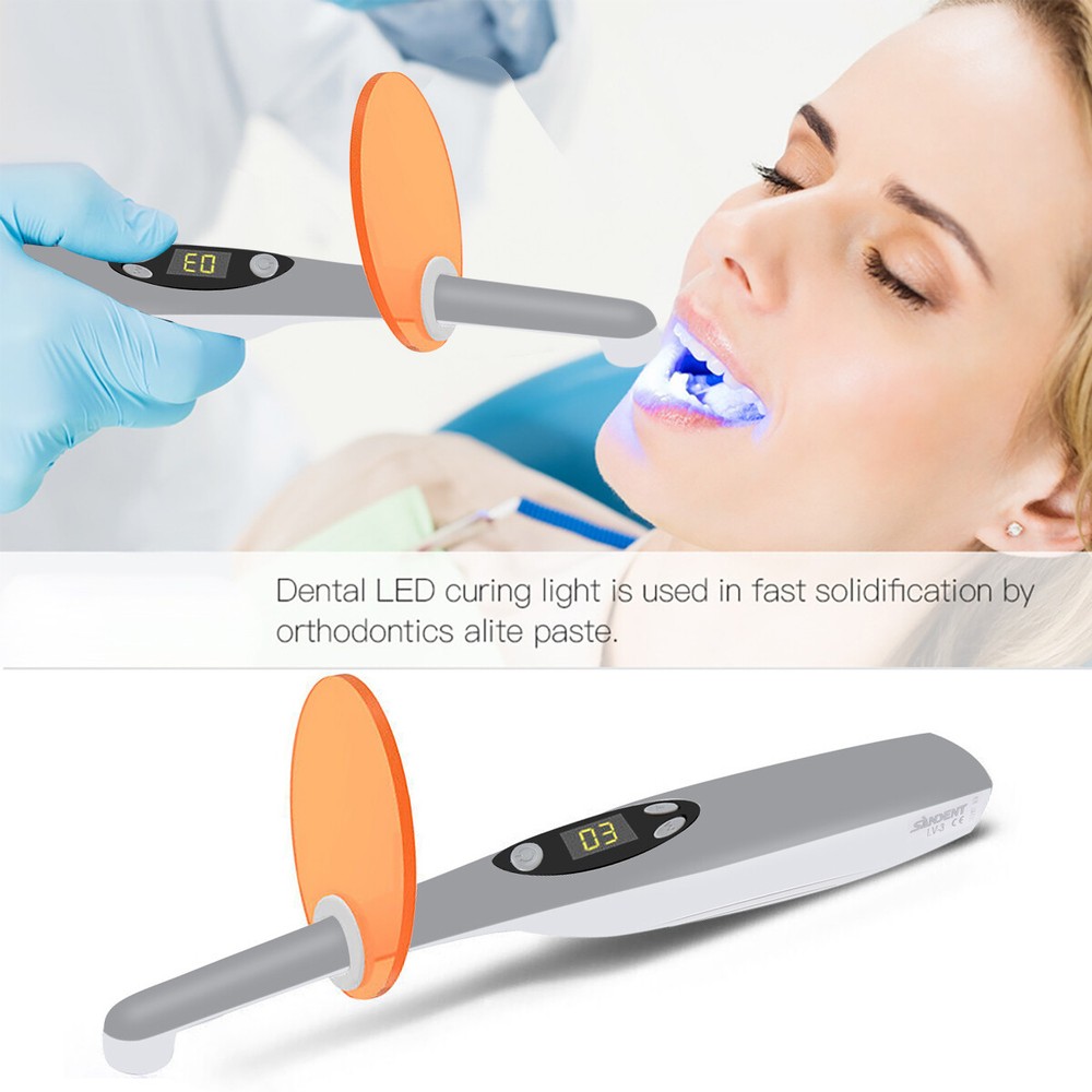 Dental Wireless Led Curing Light 3 Second LED Cur Lamp Woodpecker DTE Style