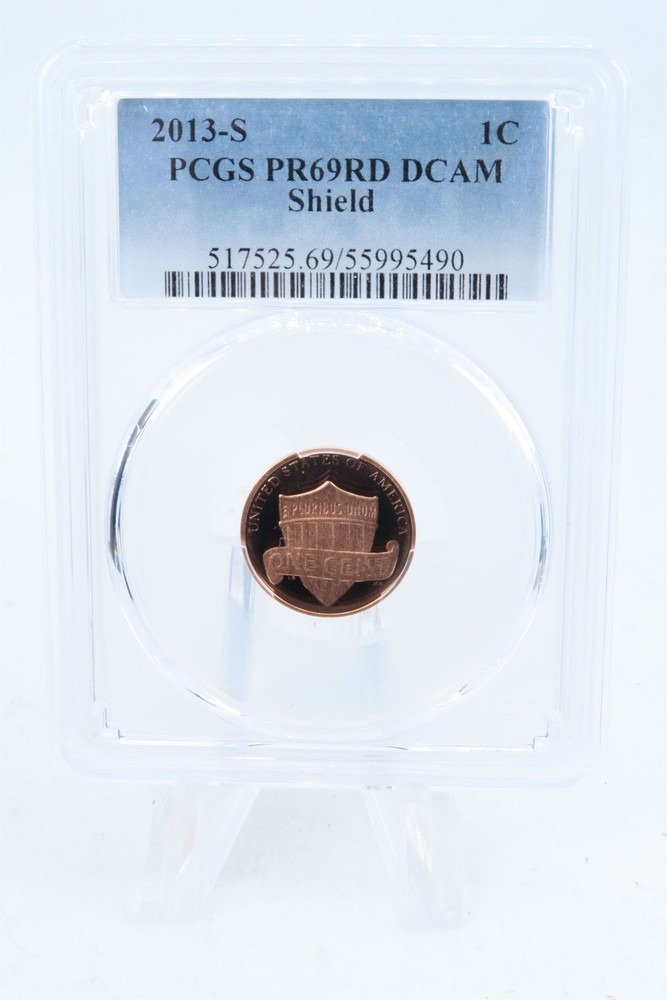 2013-S PCGS PR69DCAM Lincoln Shield Cent Proof 1C