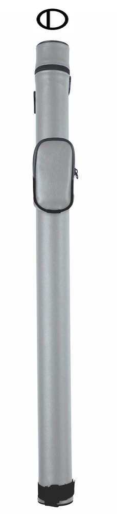 TNT Hard 1x1 Pool Cue Case. Silver