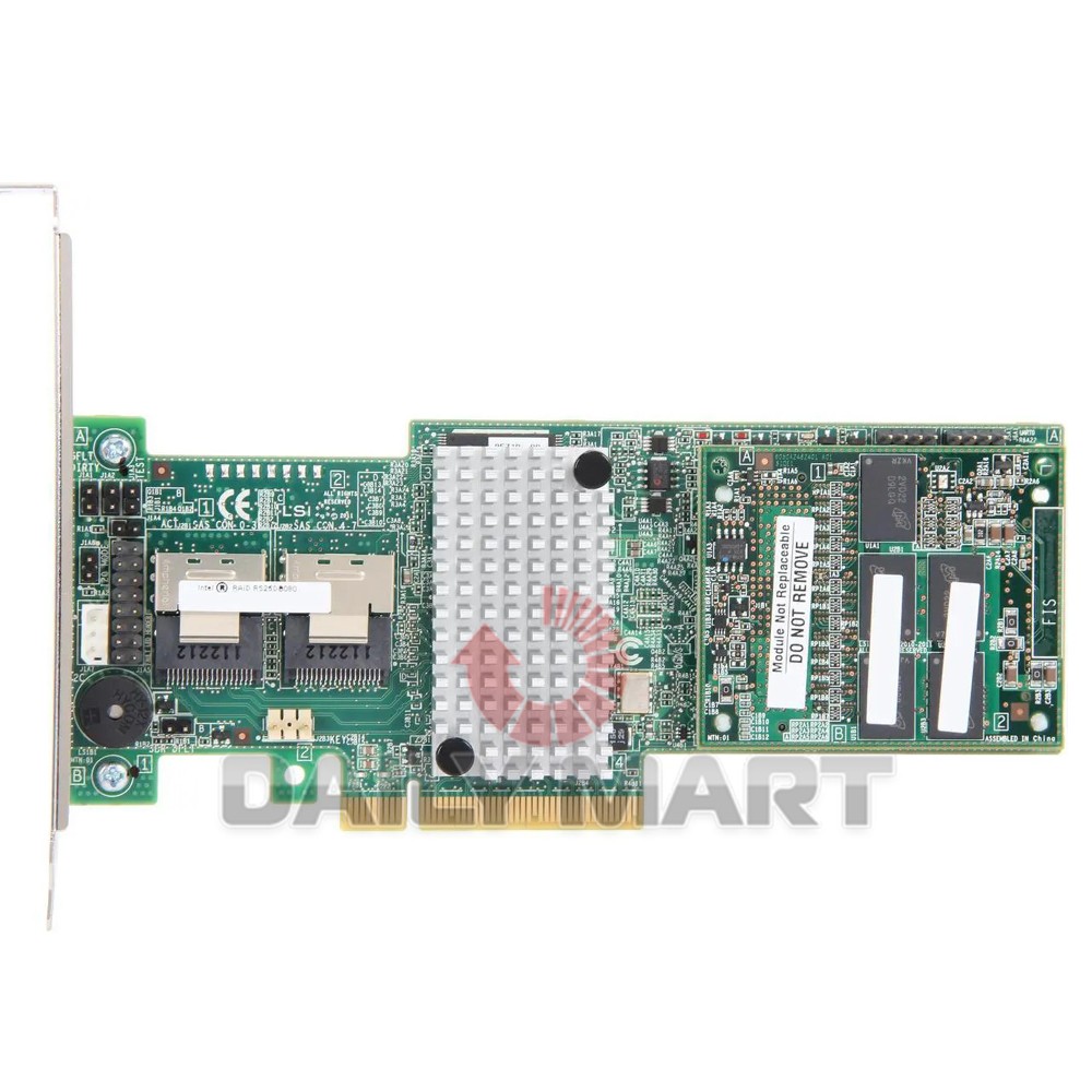 New In Box INTEL RS25DB080 RAID Controller + Battery