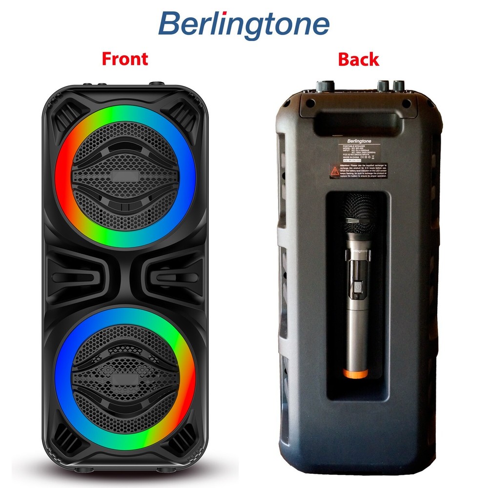 Berlingtone BR-35K, Bluetooth Speaker Karaoke function with VHF Wireless Mic