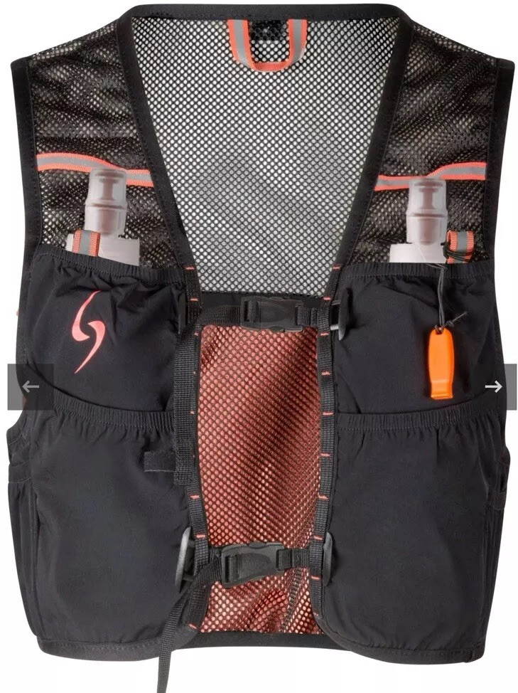 Unisex Running Vest with 2 Flasks