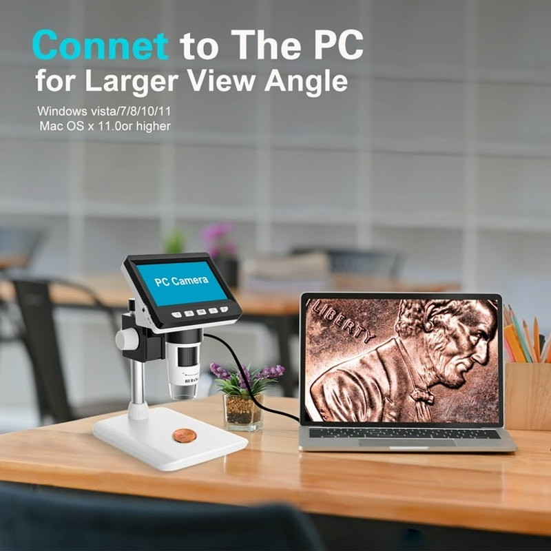 4.3" 1080p LCD Digital Microscope