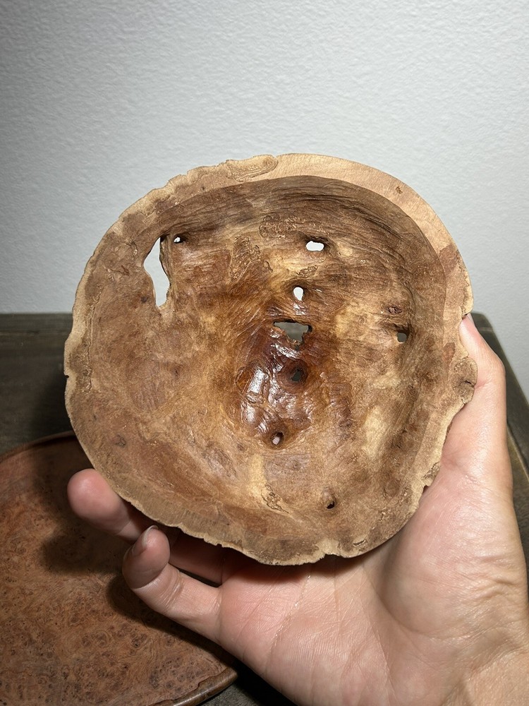 Tree burl handmade incense burner