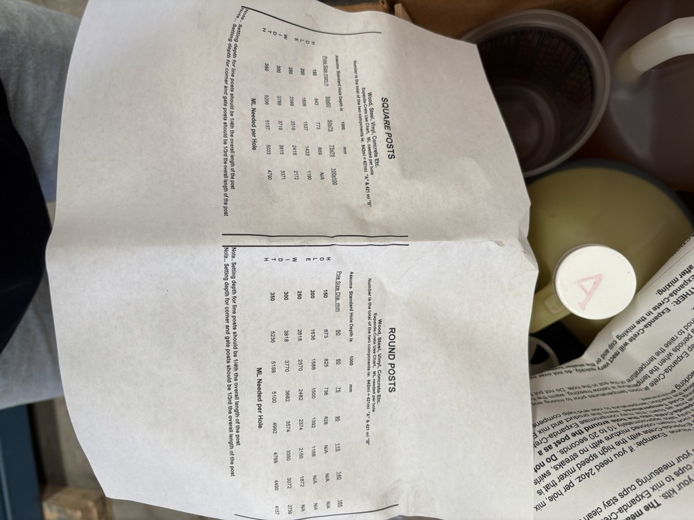 Expanda-Crete - expanding concrete substitute