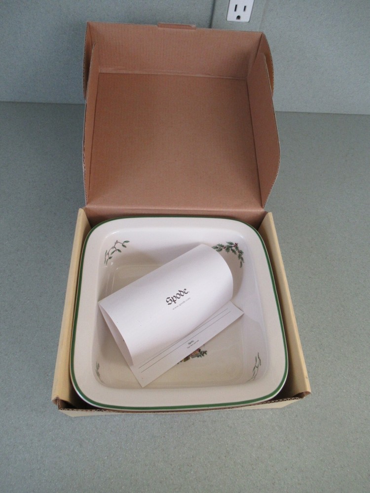 Spode Christmas design Square Rim Dish