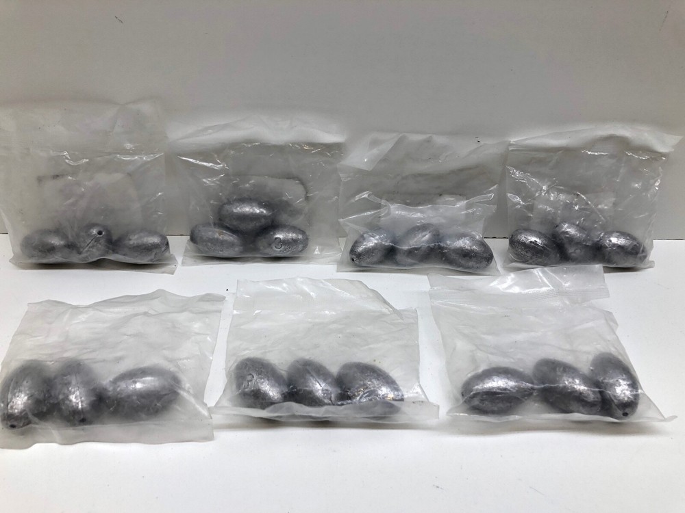 7 - South Bend Egg Sinkers EGG-300 Size 3 3 Pack