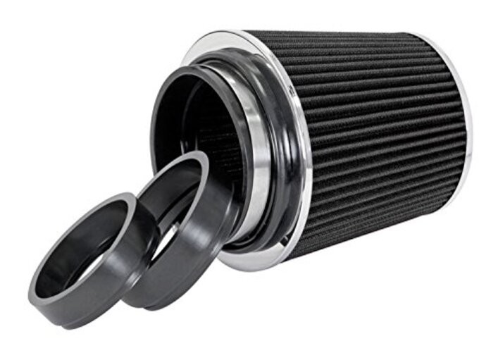 Universal Clamp-On Air Filter: High Performance, Washable Filter: One Size