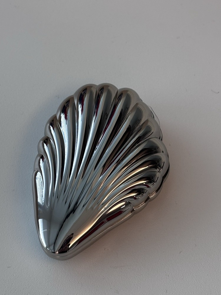 Double Sided Shell Pocket Compact Mirror