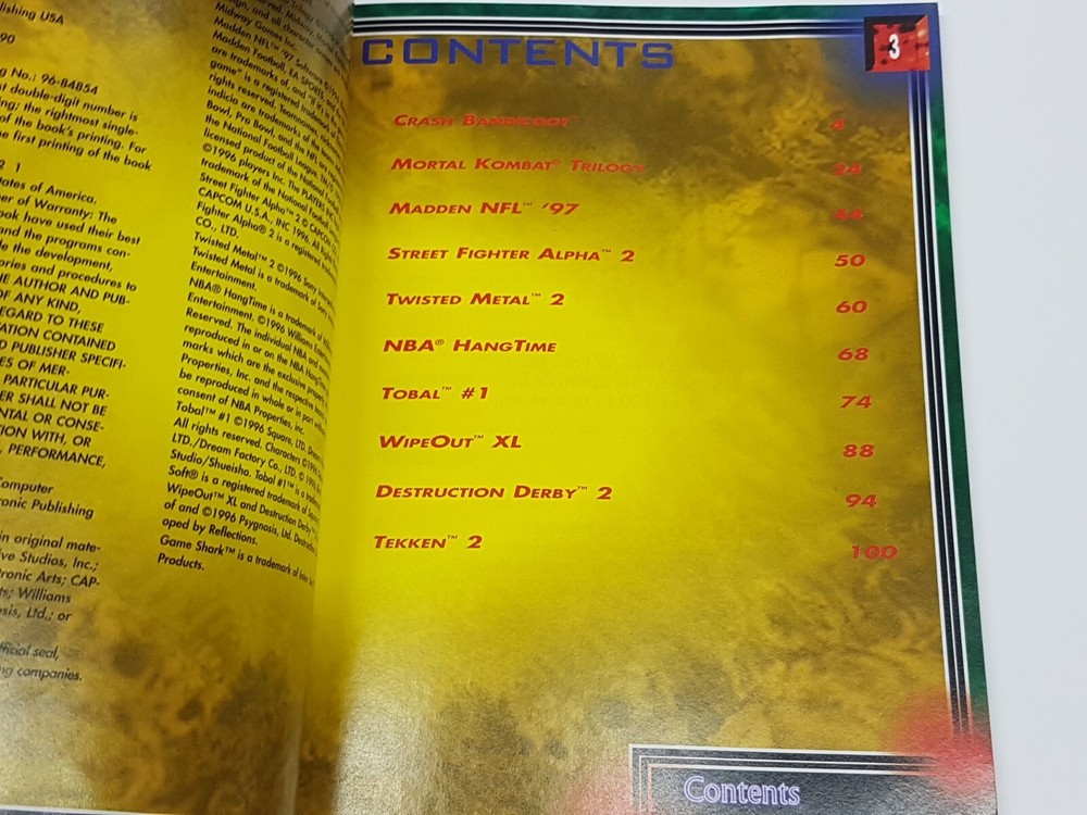 Playstation Games Book Vol 3 Brady Unathorized Strategy Guide Book