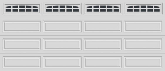 CHARLESTON 608 SANDTONE Replacement Window Inserts/LONG Panel IDEAL Garage Door