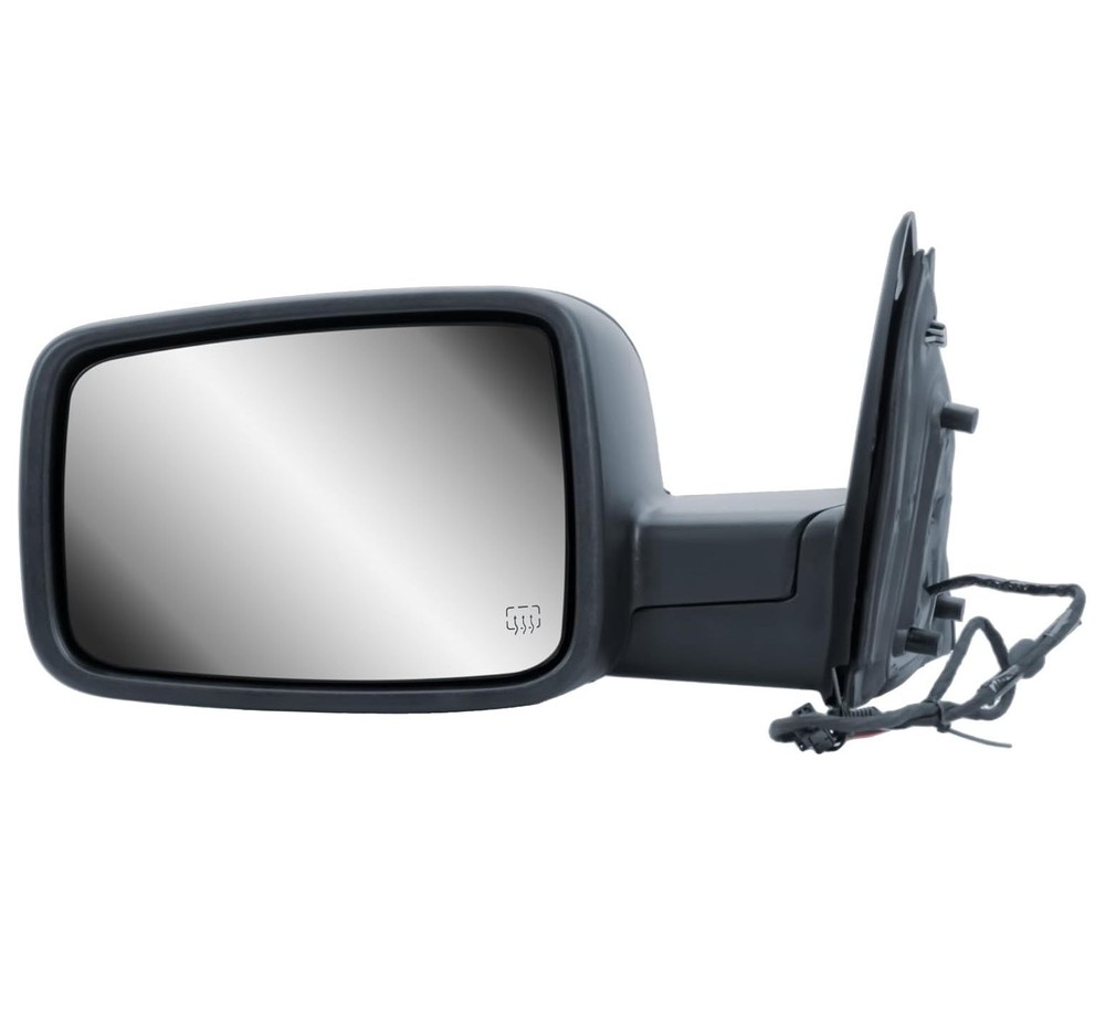 Left/Driver Manual Fold + Heated + Temp Sensor Mirror For 2013-19 Dodge Ram 1500