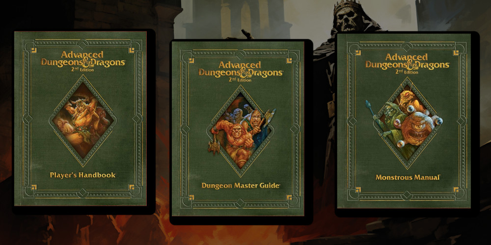 2E CORE RULES BUNDLE! Dungeon Masters Guide Players Handbook Monster Manual