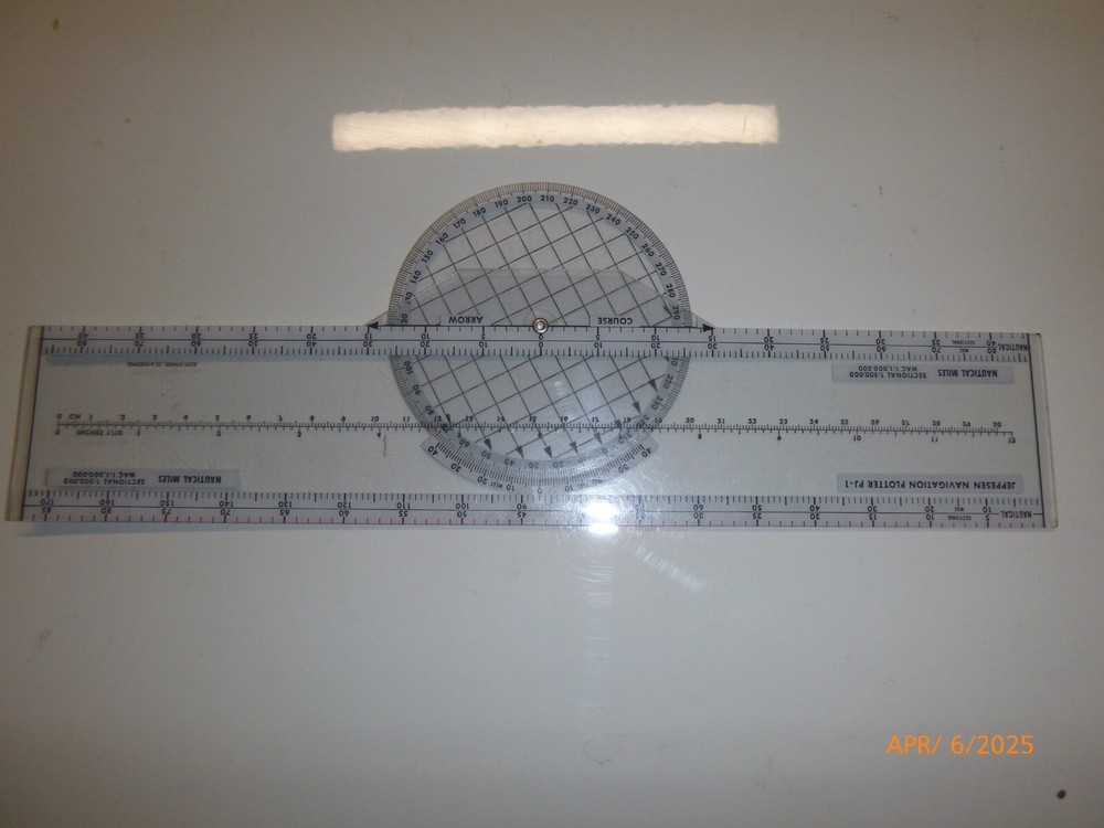 Jeppesen PJ-1 Rotating Azimuth Plotter