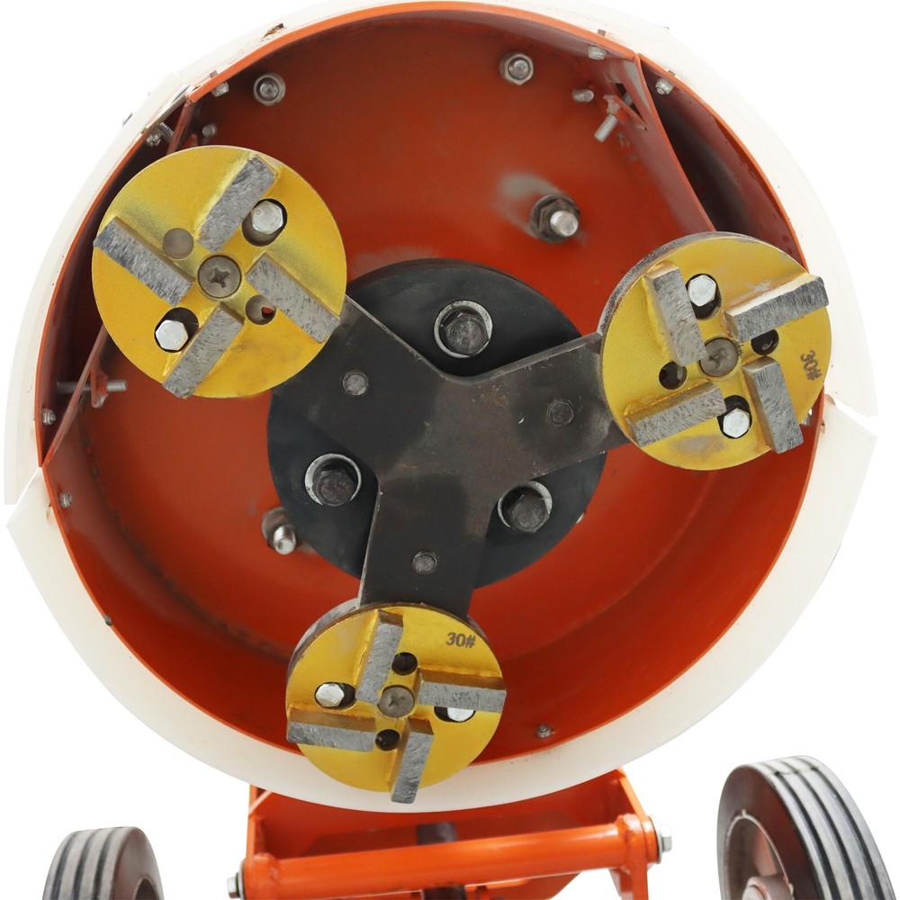 220V Floor Grinder&Trimmer Machine W/Foldable&Adjustable Arm for 12.99" Width