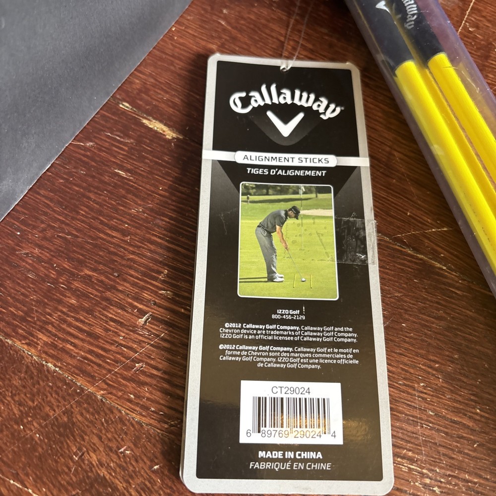 Callaway Golf 48" Alignment Stix Pair Golf Swing Extends Training Swing Path Aid