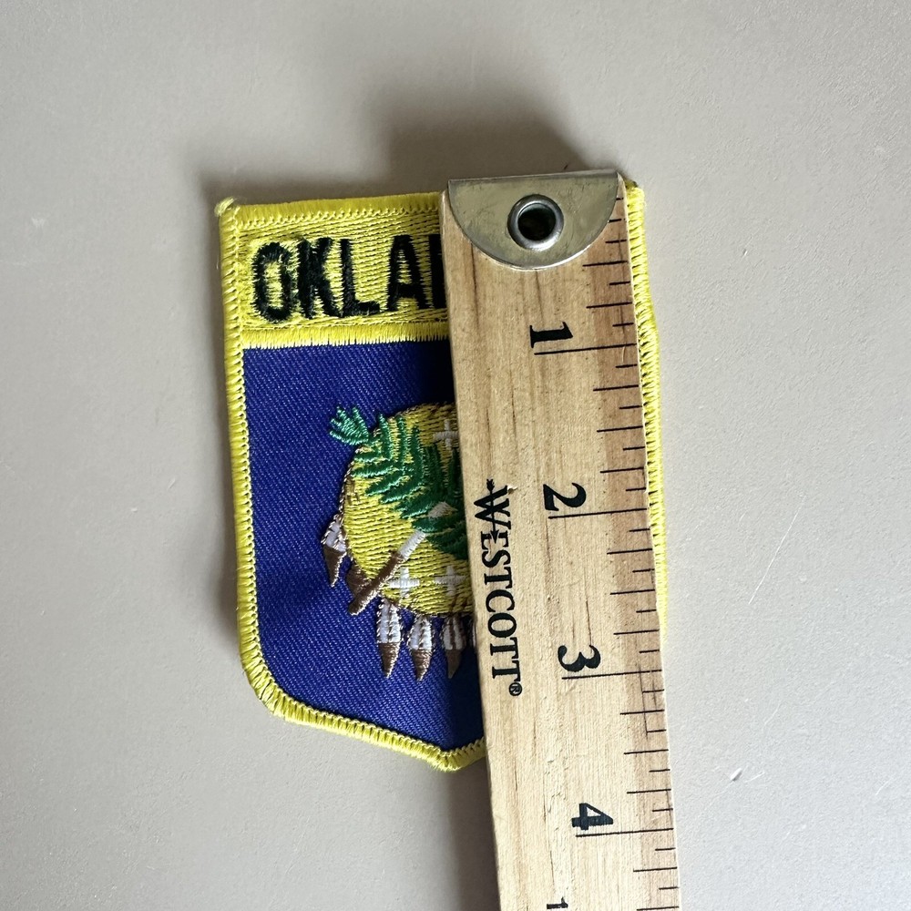 Oklahoma State Flag Patch Embroidered