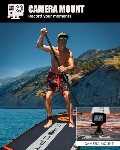 11'6"×34"×6" Extra Wide Inflatable Paddle Board, Stand Up grey basic version