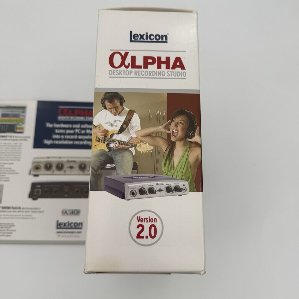 Lexicon Alpha Desktop Recording Studio, New
