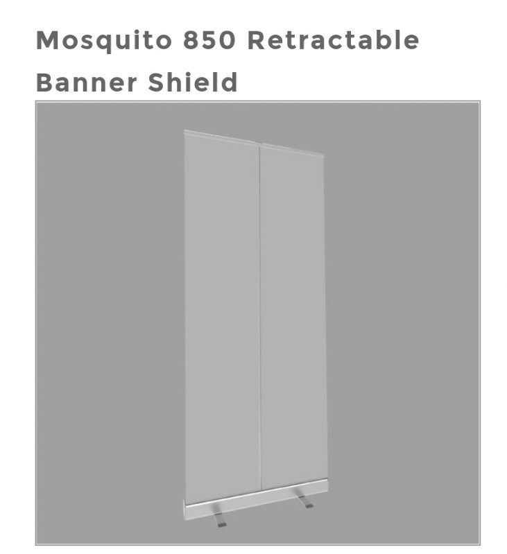 Mosquito 850 retractable banner stand