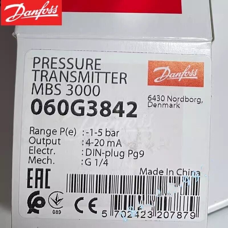 1 pc. New Pressure Transmitter Sensor MBS3000 -1~5Bar 060G3842