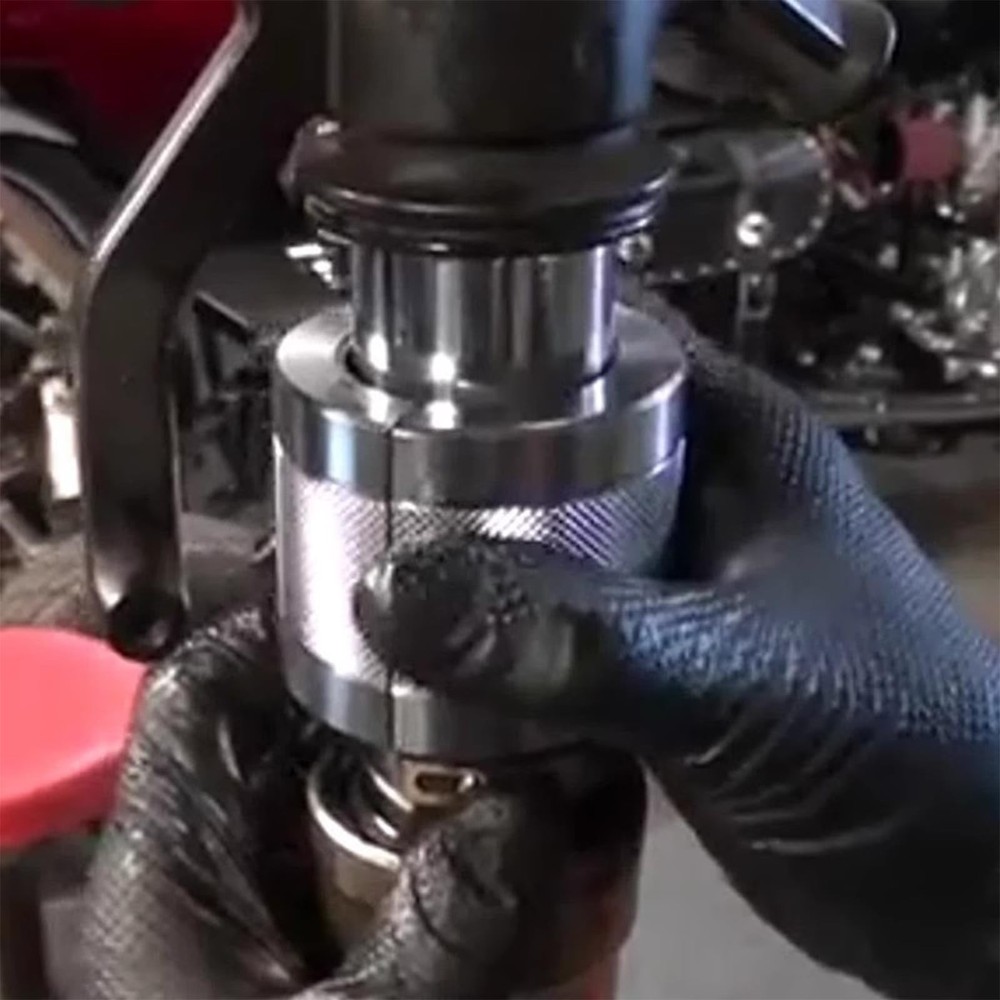 Adjustable Motorcycle Fork Seal Installation Tool, Suitable for 39-50mm Range...