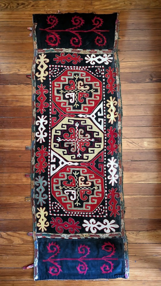 Uzbek Hand Embroidered Mafrash Side Panel