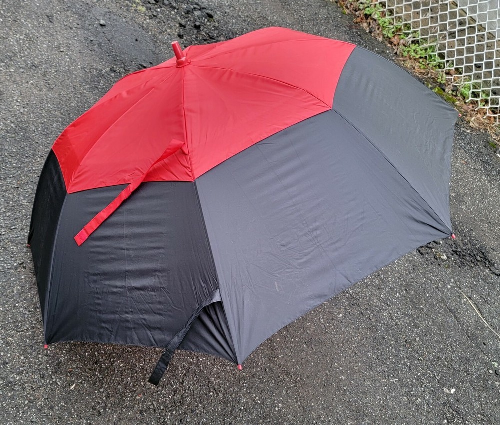 Cummins logo umbrella red/black
